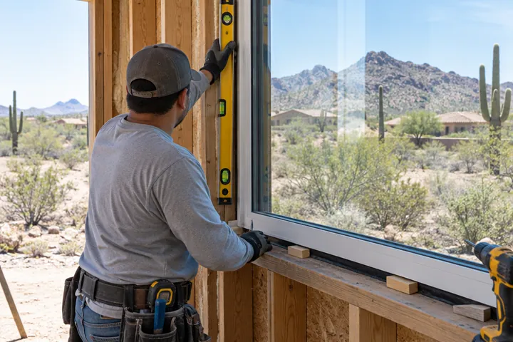 New window being set level and sealed